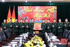 Bộ Tư lệnh Quân khu 4 kiểm tra công tác sẵn sàng chiến đấu và chúc Tết tại tỉnh Thanh Hóa