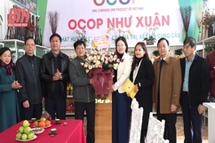 Khai trương cửa hàng OCOP đầu tiên tại huyện Như Xuân