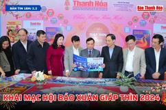 Bản tin 18h ngày 2/2/2024: Khai mạc Hội báo Xuân Giáp Thìn 2024