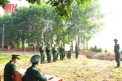 BĐBP tỉnh Thanh Hoá tổ chức hội thi công tác chuẩn bị huấn luyện năm 2024