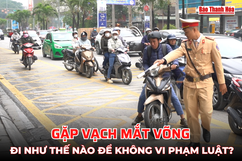 Gặp “vạch mắt võng” đi thế nào để không vi phạm?