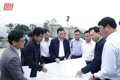 Chủ tịch UBND tỉnh Đỗ Minh Tuấn kiểm tra tiến độ thực hiện, giải ngân vốn đầu tư công năm 2024