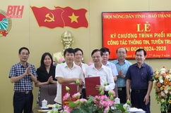 Ký kết chương trình phối hợp tuyên truyền giữa Báo Thanh Hóa với Hội Nông dân tỉnh