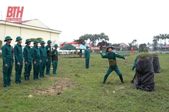 Những chiến sĩ “sao vuông” trên thao trường huấn luyện