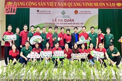 Vốn tín dụng Agribank Nam Thanh Hóa góp phần xây dựng nông thôn mới