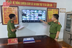 Hiệu quả mô hình camera giám sát an ninh trật tự tại xã Cẩm Liên