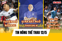 Tin thể thao 12/5:  CLB Sông Lam Nghệ An bất ngờ có HLV mới