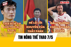 Tin thể thao 7/5: Thủ môn Bùi Tiến Dũng chia sẻ về cơ hội quay trở lại đội tuyển Việt Nam; Hé lộ lời khuyên ông Park Hang Seo dặn riêng tân HLV tuyển Việt Nam Kim Sang-sik