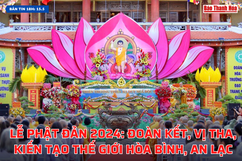 [Bản tin 18h] Lễ Phật đản 2024: Đoàn kết, vị tha, kiến tạo thế giới hòa bình, an lạc