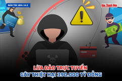 [Bản tin 18h]  Lừa đảo trực tuyến gây thiệt hại 390.000 tỷ đồng