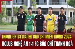 [Highlights] RClub Nghệ An 1-1 FC Báo chí THanh Hóa | Giải Bóng đá Báo chí miền Trung 2024