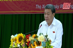 Tổ đại biểu HĐND tỉnh tiếp xúc cử tri tại huyện Thọ Xuân
