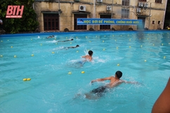 Thiệu Hóa: Phát động toàn dân tập luyện môn bơi phòng, chống đuối nước và Giải bơi, lặn lần thứ III, năm 2024