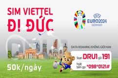 Viettel ưu đãi Data Roaming không giới hạn tại Đức nhân dịp UEFA EURO 2024 