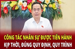 Chủ tịch Quốc hội: Công tác nhân sự được tiến hành kịp thời, đúng quy định