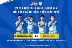 U11 Việt Hùng Thanh Hoá cầm chắc vé dự vòng chung kết giải Bóng đá Nhi đồng (U11) toàn quốc năm 2024