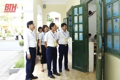 Thí sinh hoàn thành buổi thi Tổ hợp Khoa học tự nhiên và Khoa học xã hội