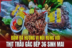 [Review OCOP] Đậm đà hương vị núi rừng với Thịt trâu gác bếp 36 Sinh Mai