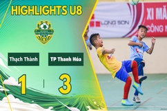 [HIGHLIGHT] U8 Thạch Thành 1-3 TP Thanh Hóa | Giải Bóng đá Nhi đồng Cúp Báo Thanh Hoá 2024