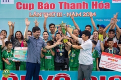 Vinh danh các cá nhân, tập thể xuất sắc tại Giải Bóng đá Nhi đồng Cup Báo Thanh Hoá lần thứ III - năm 2024