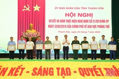 Sơ kết 5 năm thực hiện Nghị định số 21 của Chính phủ về khu vực phòng thủ