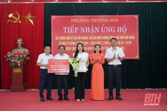 Sầm Sơn tiếp  nhận hơn 5 tỷ đồng ủng hộ xây dựng nhà ở cho hộ nghèo, gia đình chính sách, hộ khó khăn về nhà ở