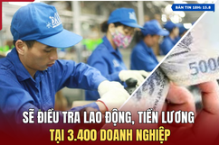 [Bản tin 18h] Sẽ điều tra lao động, tiền lương tại 3.400 doanh nghiệp