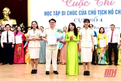 Đảng bộ Cục thuế Thanh Hóa giành giải nhất Cuộc thi “Học tập Di chúc của Chủ tịch Hồ Chí Minh”  Cụm số 4