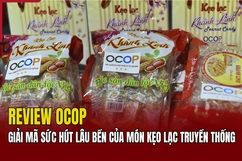 [REVIEW OCOP] Giải mã sức hút lâu bền của món kẹo lạc truyền thống