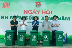 Sôi nổi các hoạt động tại Ngày hội thanh niên sống xanh năm 2024