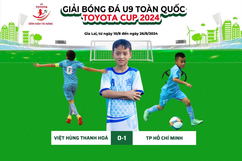 U9 Việt Hùng Thanh Hoá dừng bước tại tứ kết giải Bóng đá U9 toàn quốc 2024