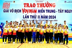 Lần thứ hai liên tiếp Thanh Hóa nhất toàn đoàn tại Giải vô địch Vovinam miền Trung - Tây Nguyên