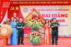 Trường Cao đẳng Nghề số 4 Bộ Quốc phòng - Phân hiệu Đào tạo Thanh Hóa khai giảng năm học mới