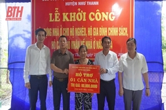 Như Thanh khởi công xây dựng nhà ở cho hộ nghèo, hộ gia đình chính sách, hộ còn khó khăn về nhà ở