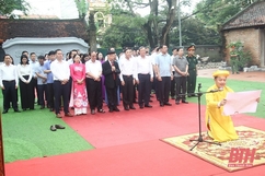 TP Thanh Hóa dâng hương tại Thái miếu nhà Hậu Lê và Tượng đài Anh hùng dân tộc Lê Lợi