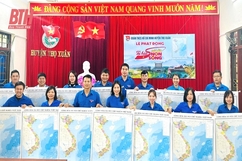 Tuổi trẻ huyện  Thọ Xuân  hưởng ứng  Cuộc vận động  “Tự hào một dải non sông”