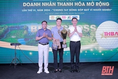 Gần 150 Golfer tham gia Giải Golf Doanh nhân Thanh Hóa mở rộng