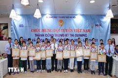 Tất cả đoàn học sinh Hà Nội đều đoạt huy chương tại IMSO 2024