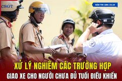 [Bản tin 18h] Xử lý nghiêm các trường hợp giao xe cho người chưa đủ tuổi điều khiển