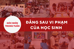 [Góc nhìn]: Đằng sau vi phạm của học sinh