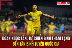 Doãn Ngọc Tân: Từ chiến binh thầm lặng đến tân binh tuyển quốc gia