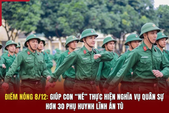 Điểm nóng 8/12: Giúp con “né” thực hiện nghĩa vụ quân sự, hơn 30 phụ huynh lĩnh án tù