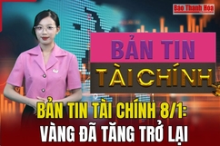 Bản tin Tài chính 8/1: Vàng tăng trở lại