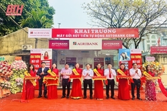 Khai trương máy gửi rút tiền tự động - Autobank tại huyện Thọ Xuân
