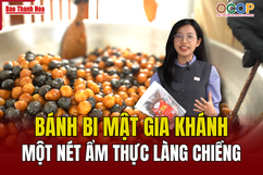 [REVIEW OCOP] Bánh bi mật Gia Khánh: Một nét ẩm thực làng Chiềng