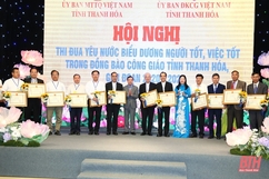 Biểu dương người tốt, việc tốt trong  đồng bào Công giáo tỉnh Thanh Hóa giai đoạn 2020-2025