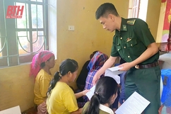 Người cán bộ biên phòng mẫn cán