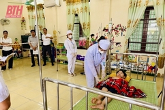 Diễn tập điều tra, xử lý ngộ độc thực phẩm bếp ăn tập thể trong trường học tại Yên Định