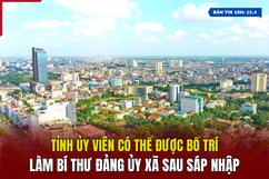 [Bản tin 18h] Tỉnh ủy viên có thể được bố trí làm bí thư đảng ủy xã sau sáp nhập