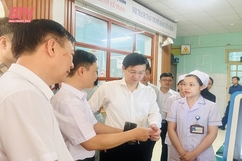 Thẩm định điều kiện triển khai hồ sơ bệnh án điện tử tại Bệnh viện tuyến huyện đầu tiên trong tỉnh
